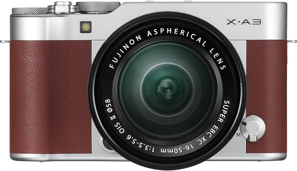 Amazon | FUJIFILM ミラーレス一眼 X-A3 レンズキット ブラウン X-A3LK