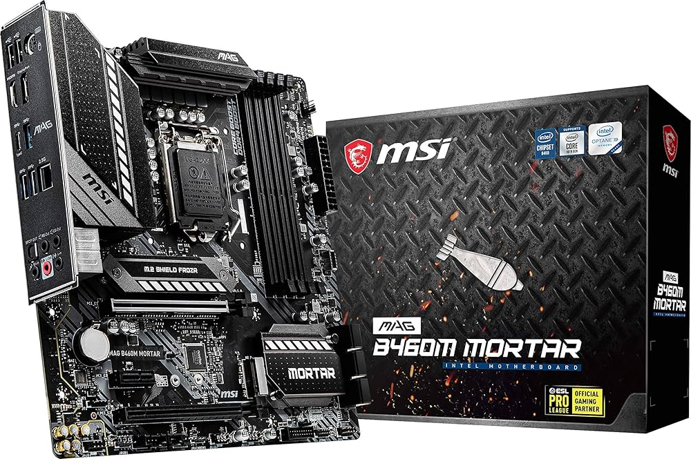 Amazon | MSI MAG B460M モルタルゲーミングマザーボード (mATX、第10