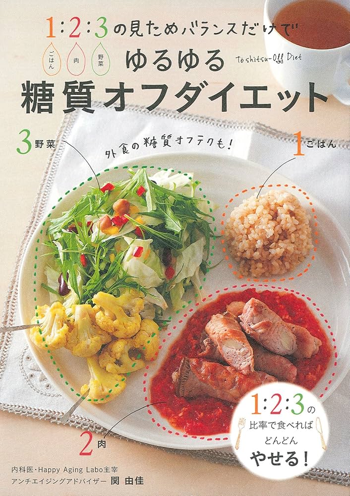 Amazon.co.jp: ゆるゆる糖質オフダイエット―1(ごはん):2(肉):3(野菜)の