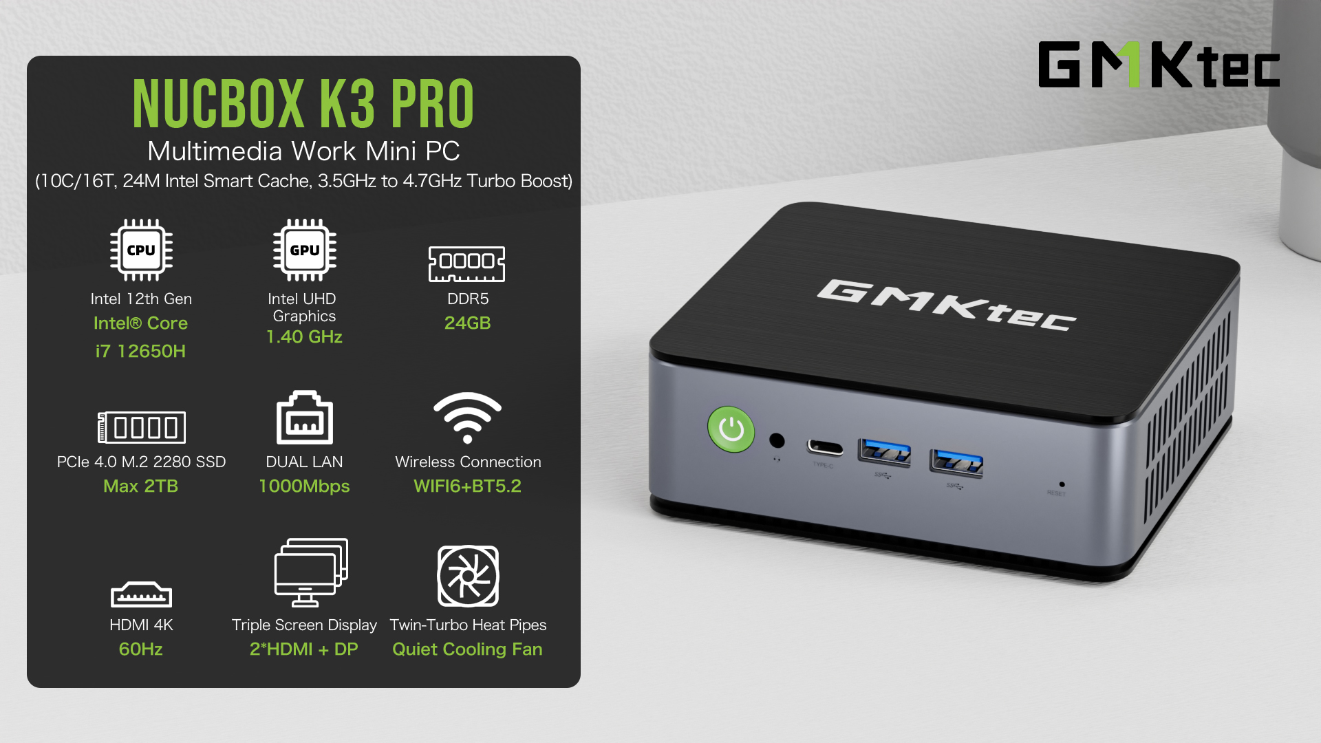 Amazon.com: GMKtec: Nucbox K3 Pro