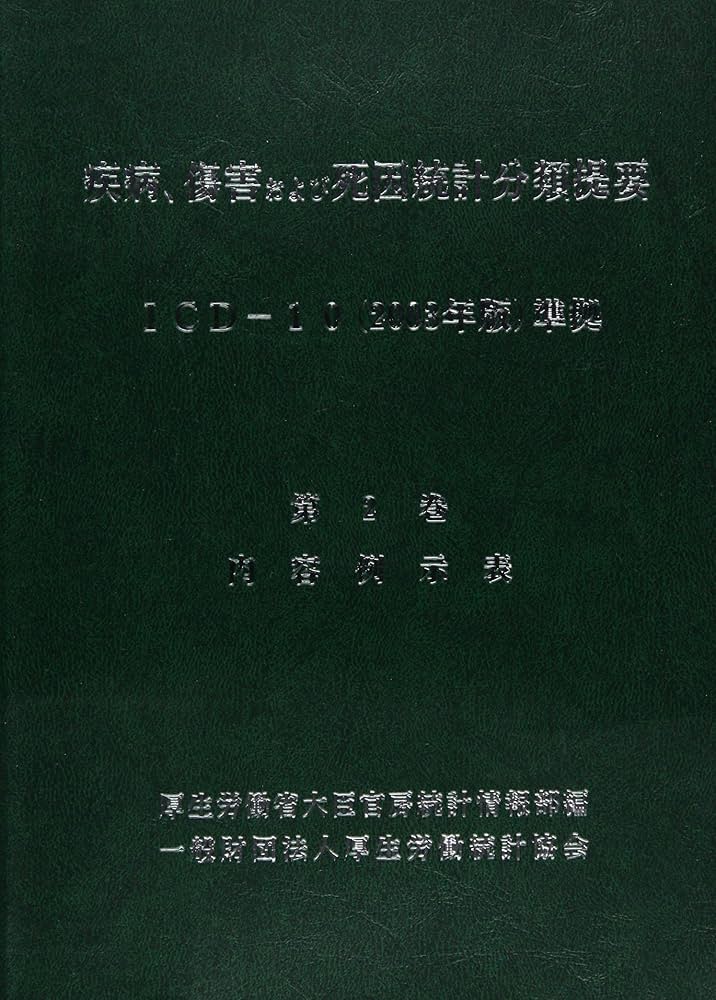 Amazon.co.jp: 疾病、傷害および死因統計分類提要 第2巻 〔平成18年