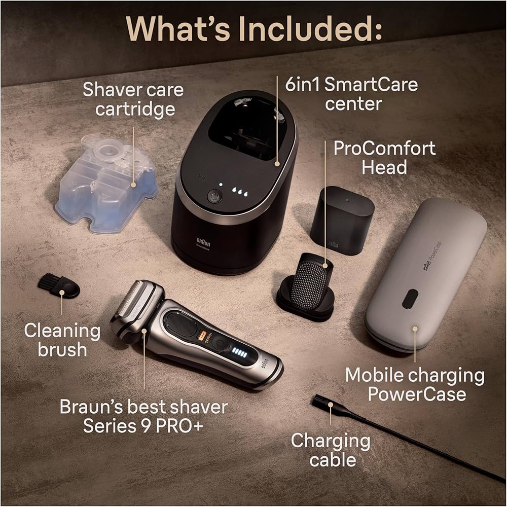 Braun Série 9 PRO+ Barbeador Elétrico 5 Elementos Pro, Cabeça