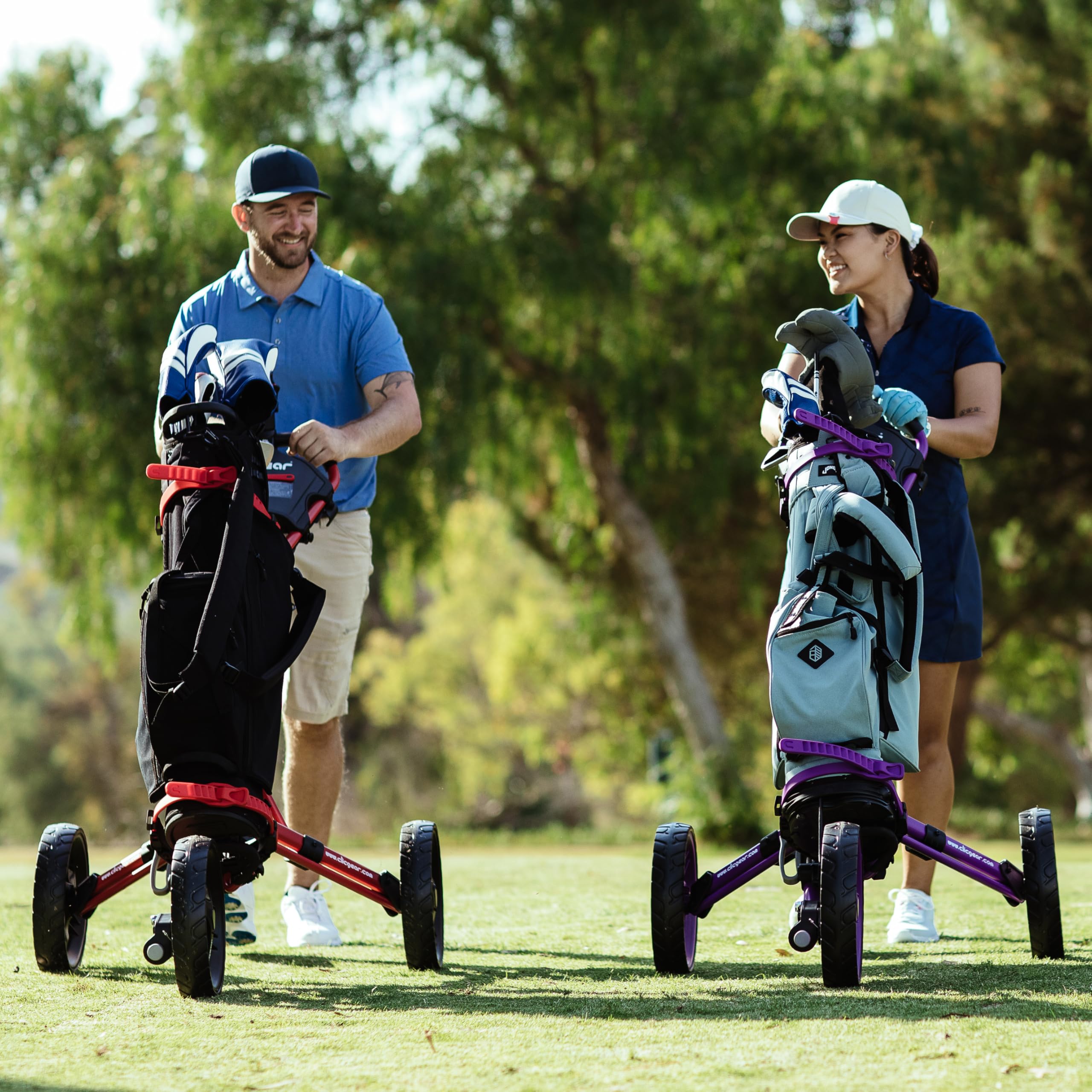 Amazon.co.jp: Clicgear Model 4.0 ゴルフプッシュカート 3輪