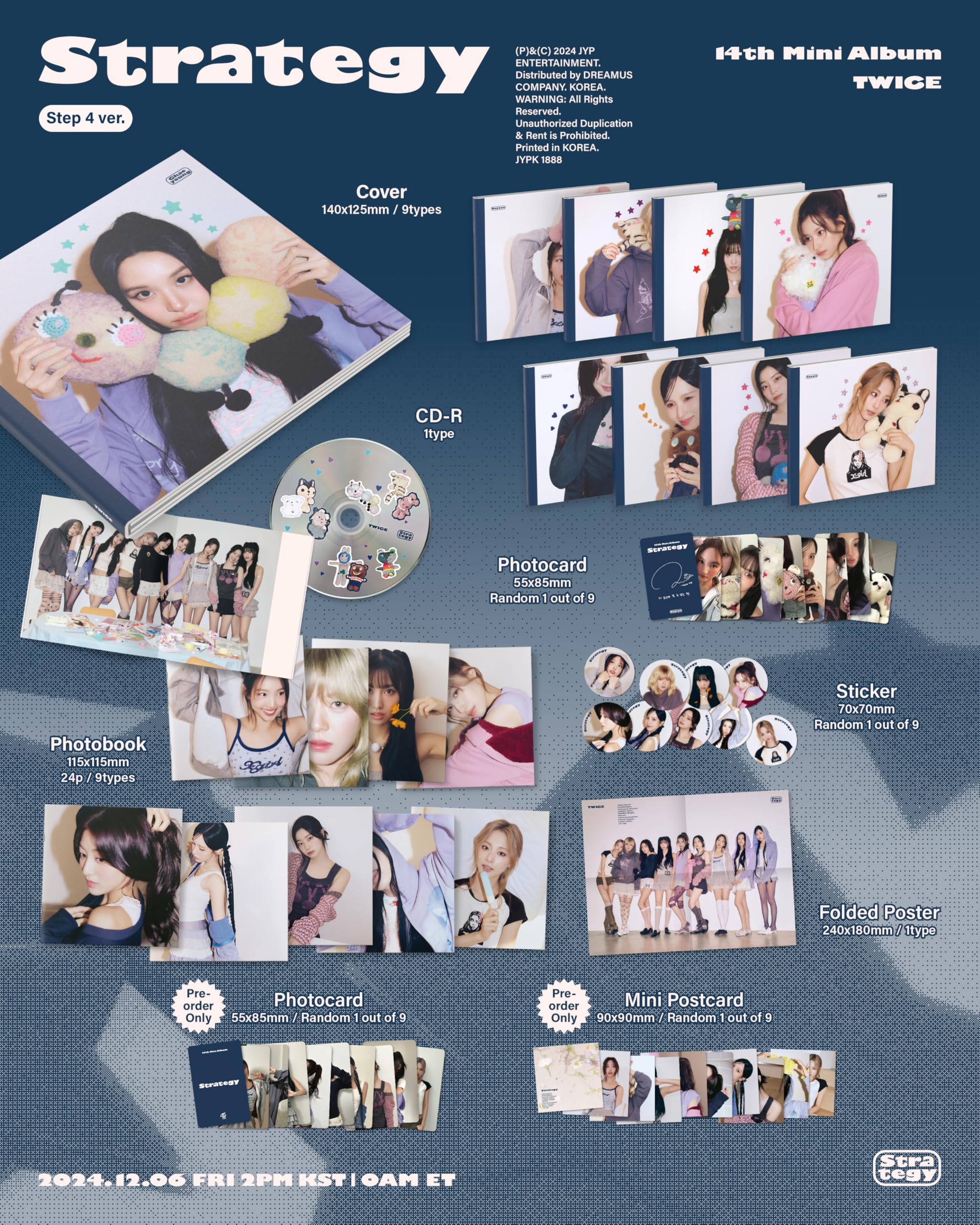 Amazon.com: TWICE STRATEGY 14th Mini Album (Digipack Step 4