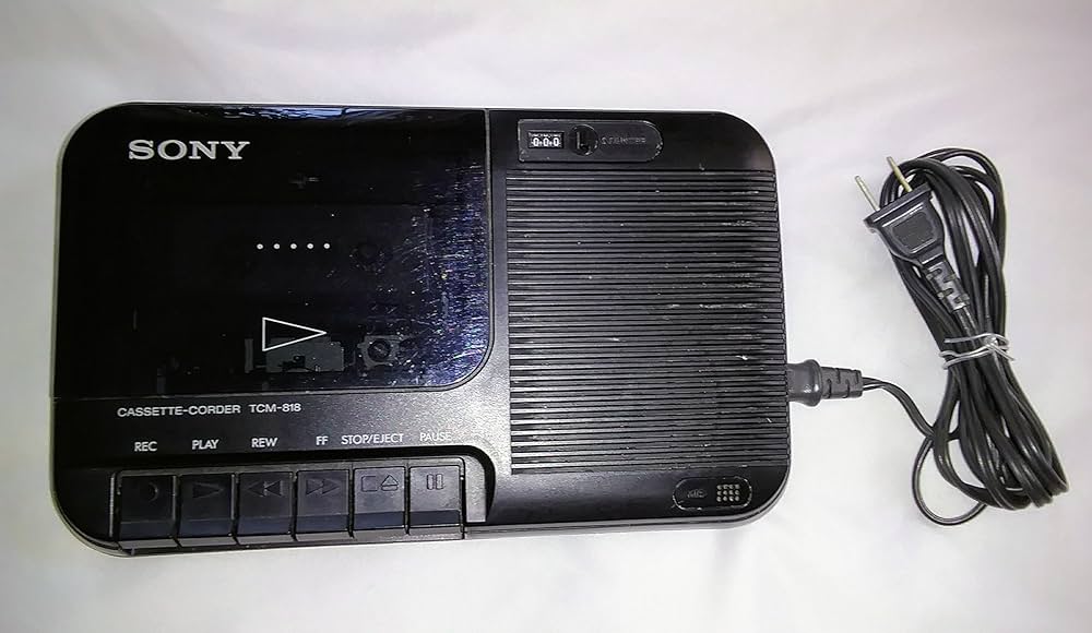 Amazon.com: SONY Cassette Recorder TCM-818 Player Portable With