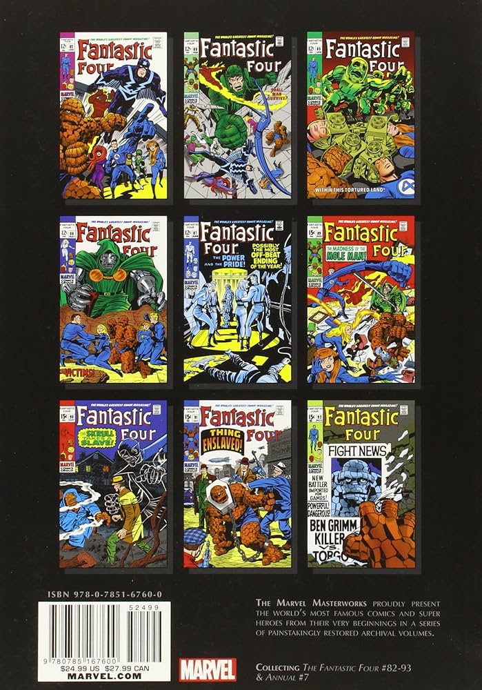 Amazon.com: Marvel Masterworks: The Fantastic Four 9