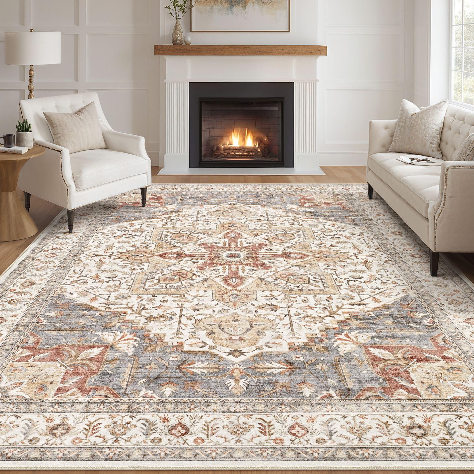 Amazon.com: Tortania Area Rug Living Room Rugs - 9x12 Washable