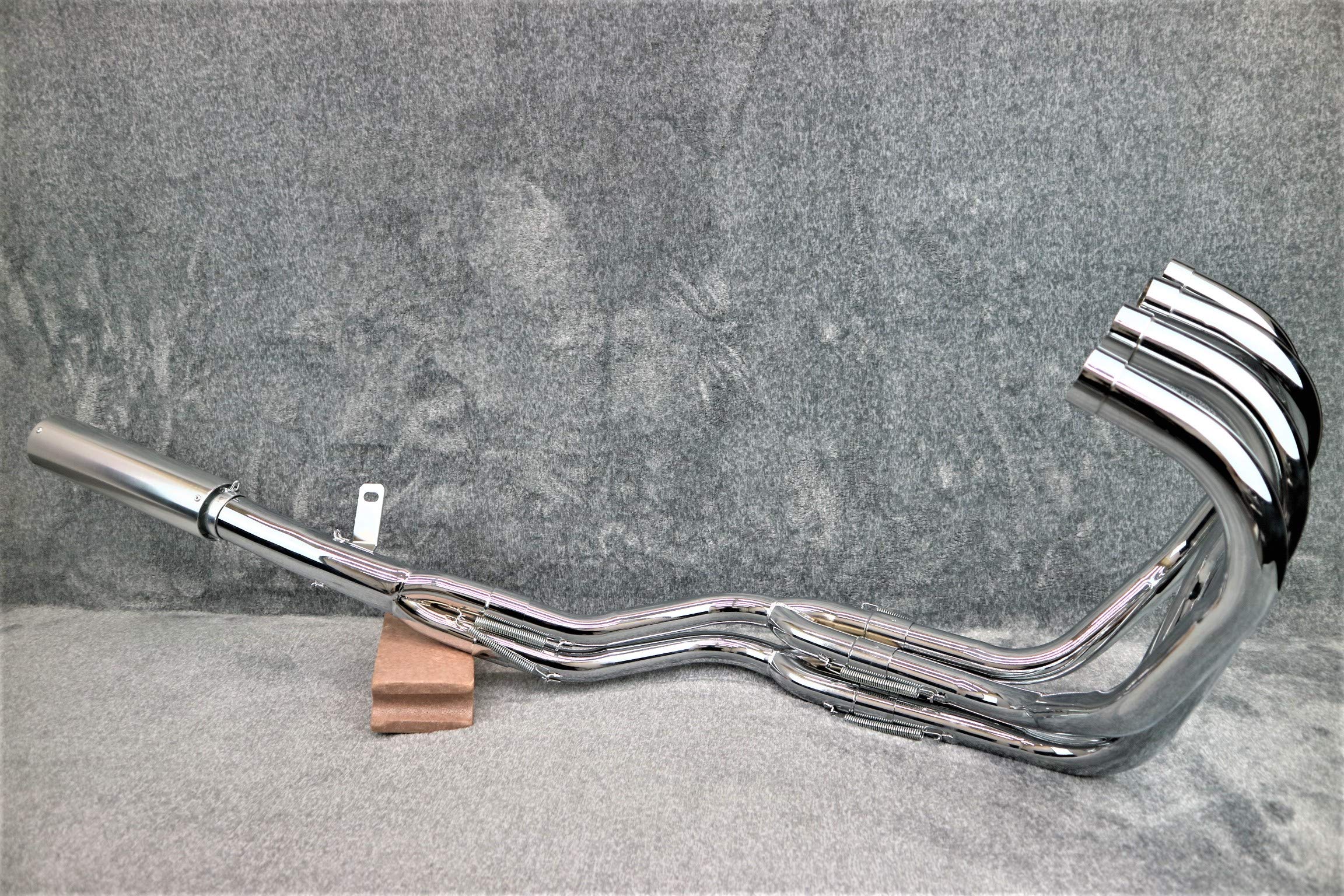 Amazon | XJR400 DJガニマタ 8分割 メッキ マフラー