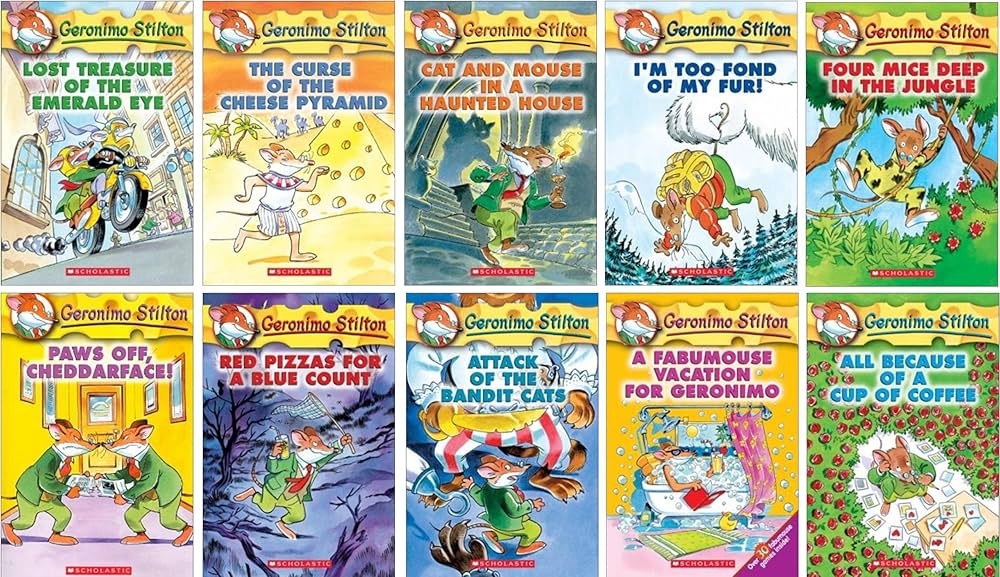 Geronimo Stilton 1-50 Complete Collection Series Set (Books 1-50