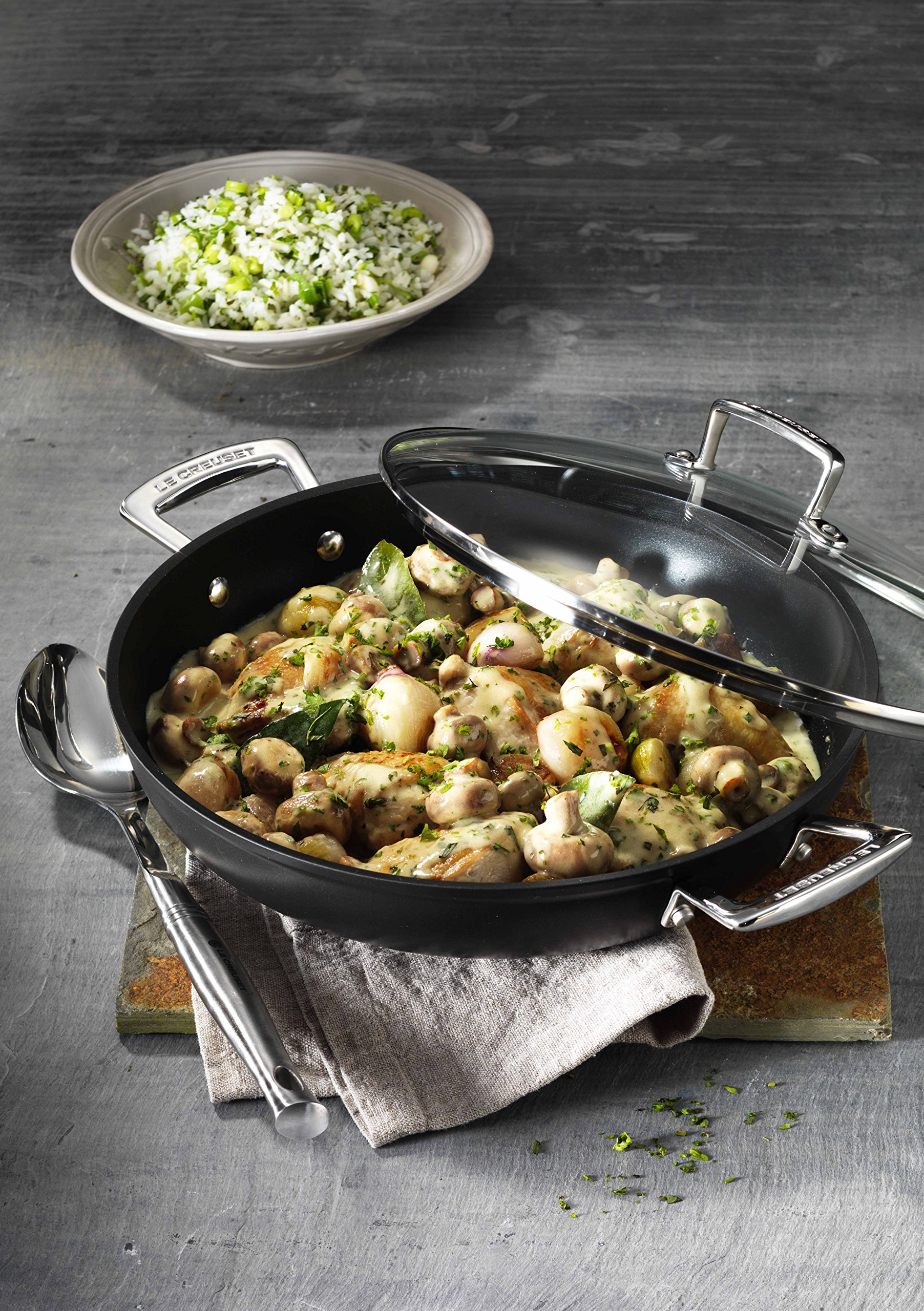 Amazon｜ル・クルーゼ(Le Creuset) TNS シャロー マルチ フライパン