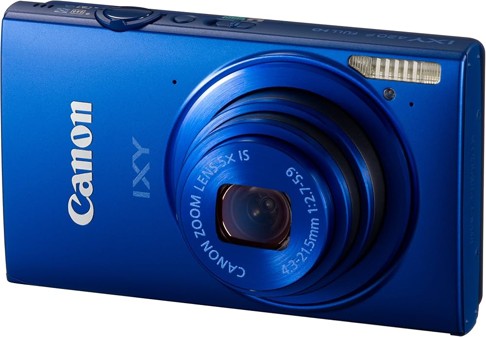 Amazon | Canon デジタルカメラ IXY 420F ブルー 光学5倍ズーム 広角