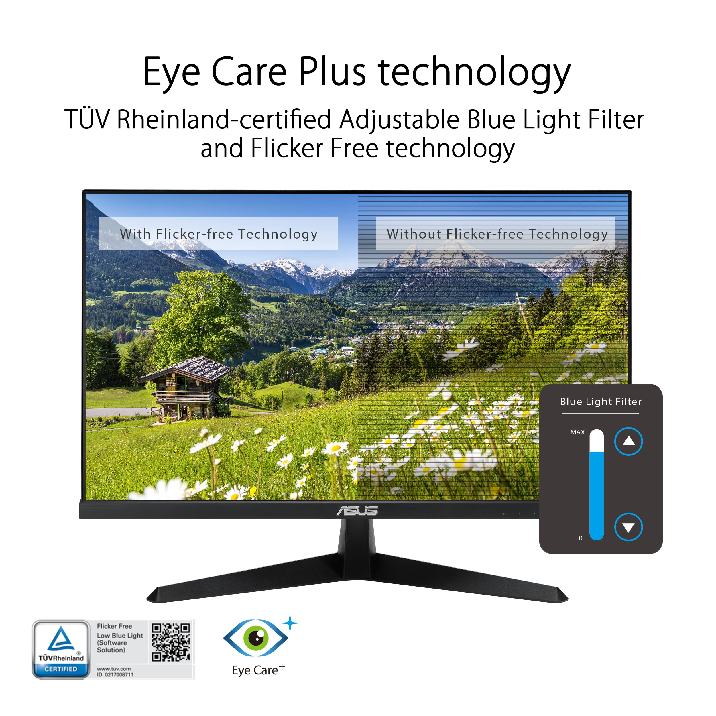 Amazon.co.jp: ASUS 24” (23.8-inch viewable) Eye Care Monitor