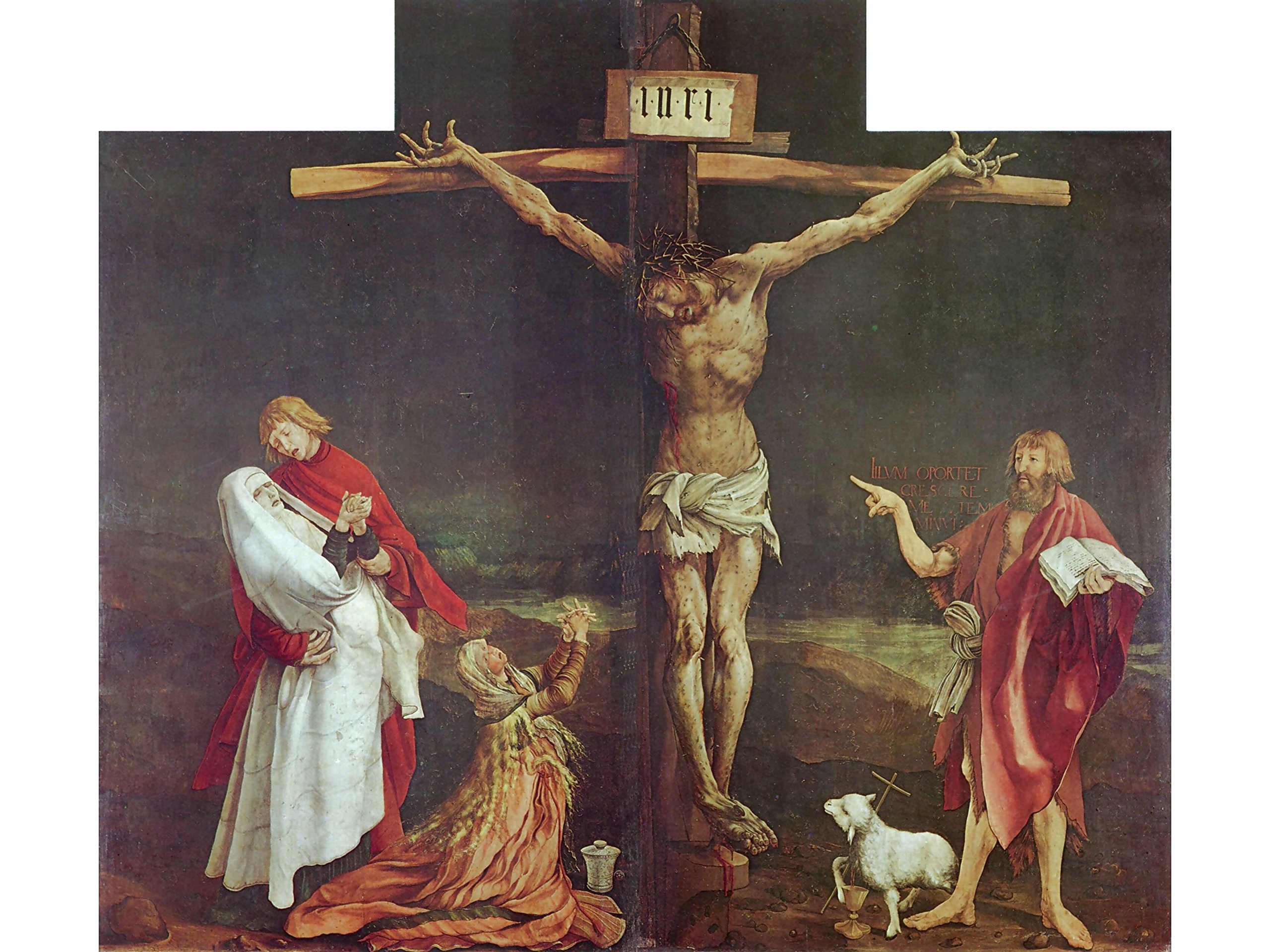 Amazon.com: The Crucifixion (detail from the Isenheim Altarpiece