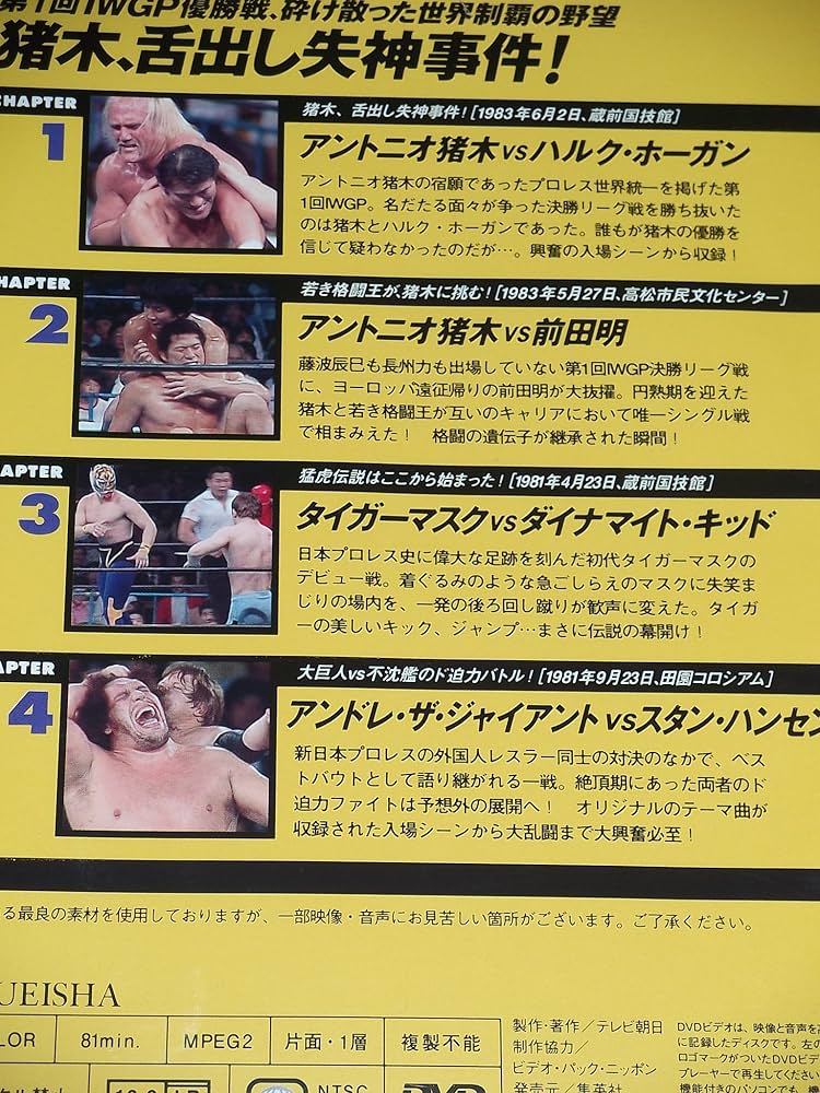 燃えろ！新日本プロレスDVD 燃えろ!新日本プロレス vol.3 – 闘道館