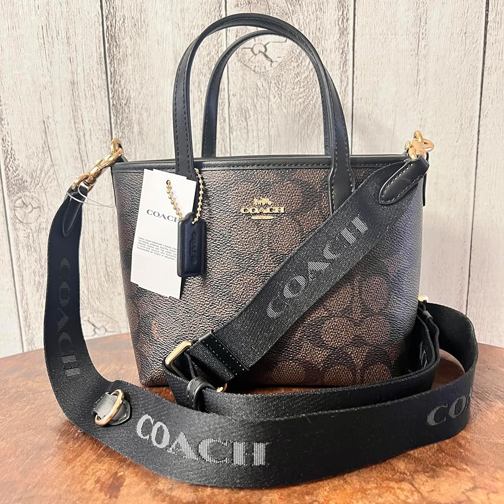 Amazon | [コーチ] バッグ シティ ミニ トート バッグ・シグネチャー