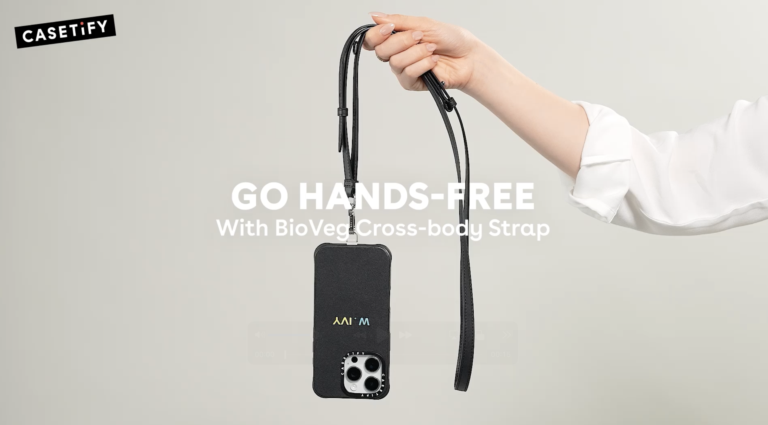 Amazon.com: CASETiFY BioVeg Cross-body Strap - Black : Clothing