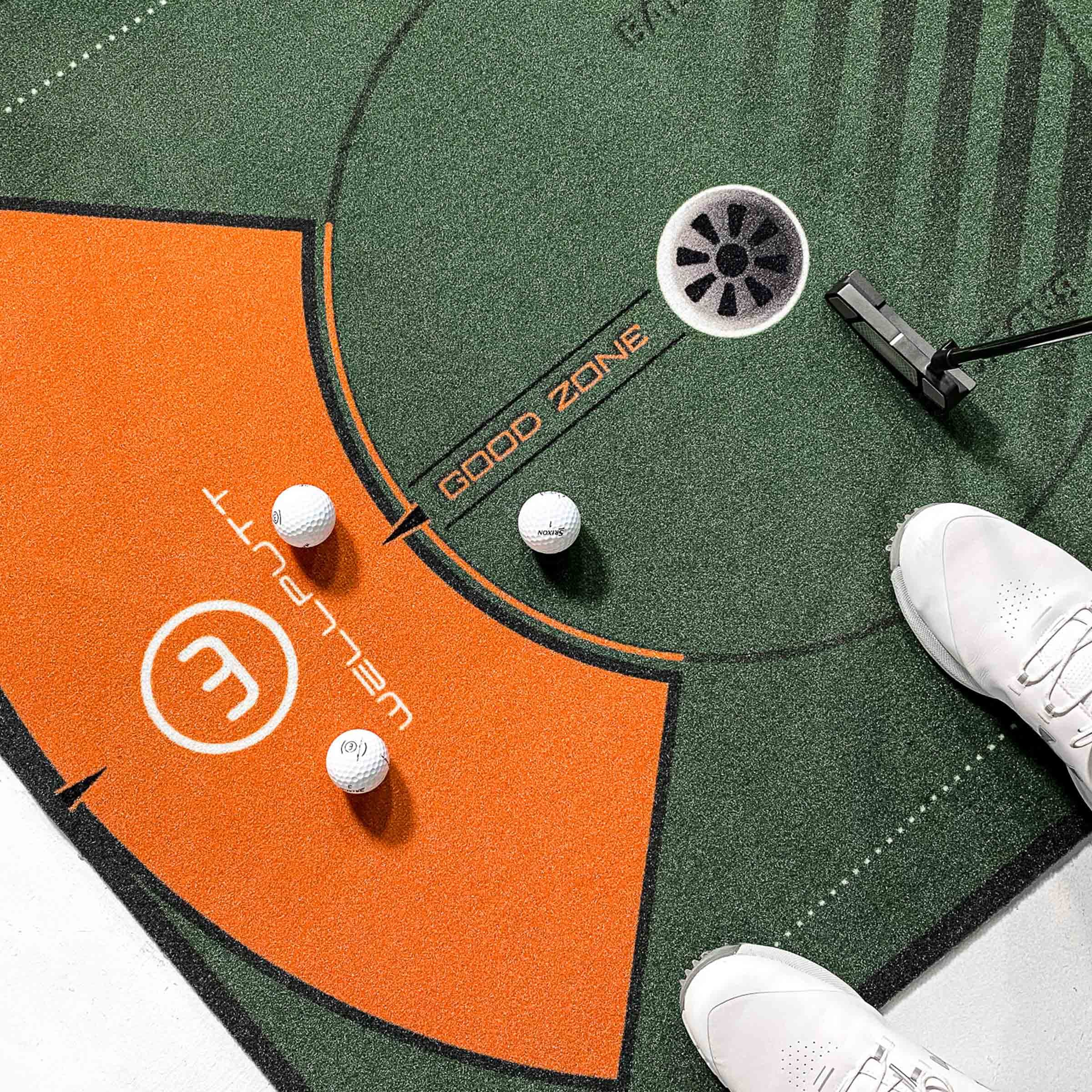 Amazon | WELLPUTT ゴルフパッティングトレーニングマット 26フィート