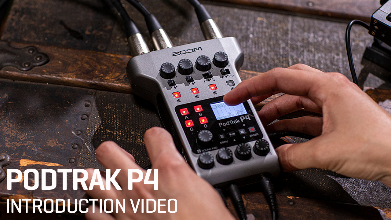 Amazon.com: Zoom PodTrak P4 Podcast Recorder with 4 XLR Mic Inputs