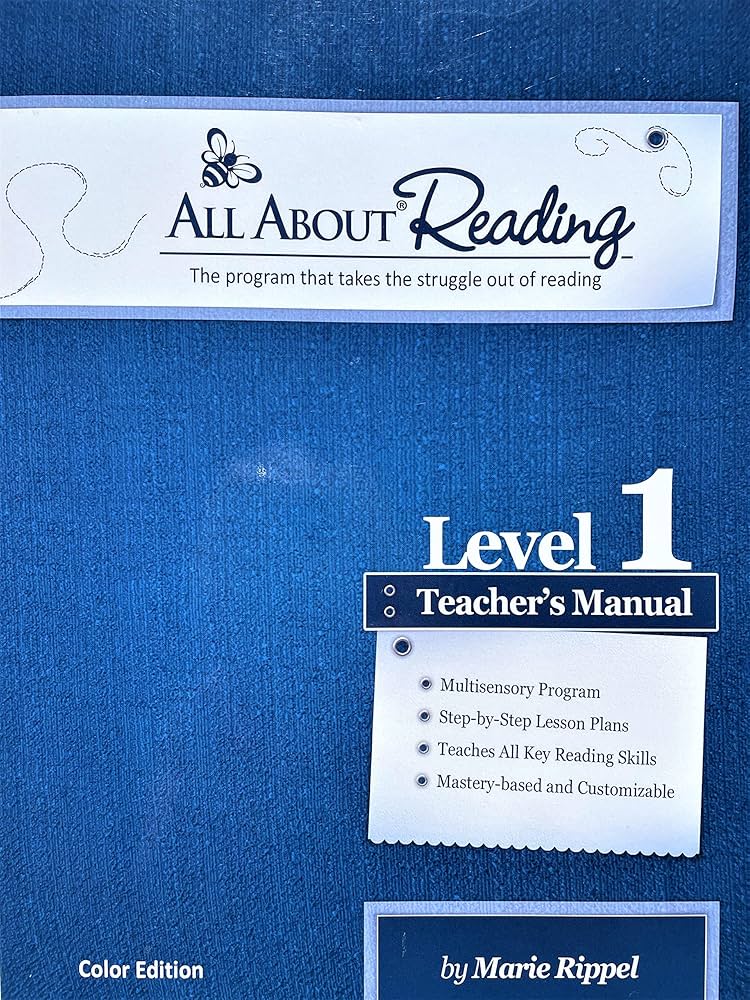 All About Reading Level 1 Teacher's Manual Color Edition: Marie