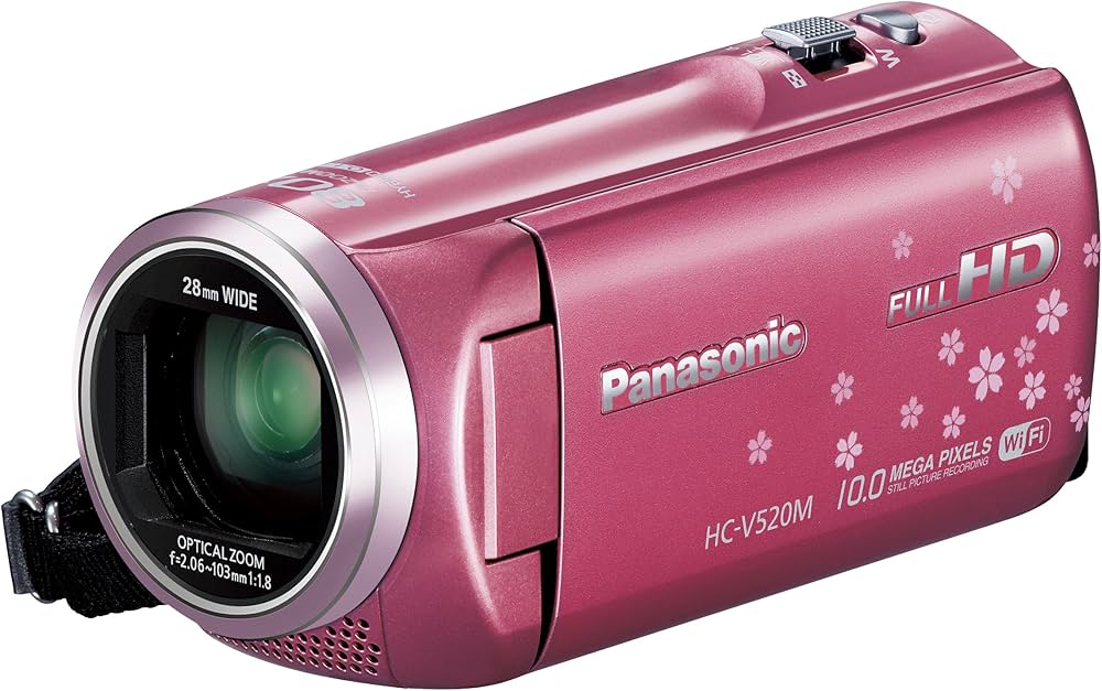 Amazon.co.jp: パナソニック デジタルハイビジョンビデオカメラ V520
