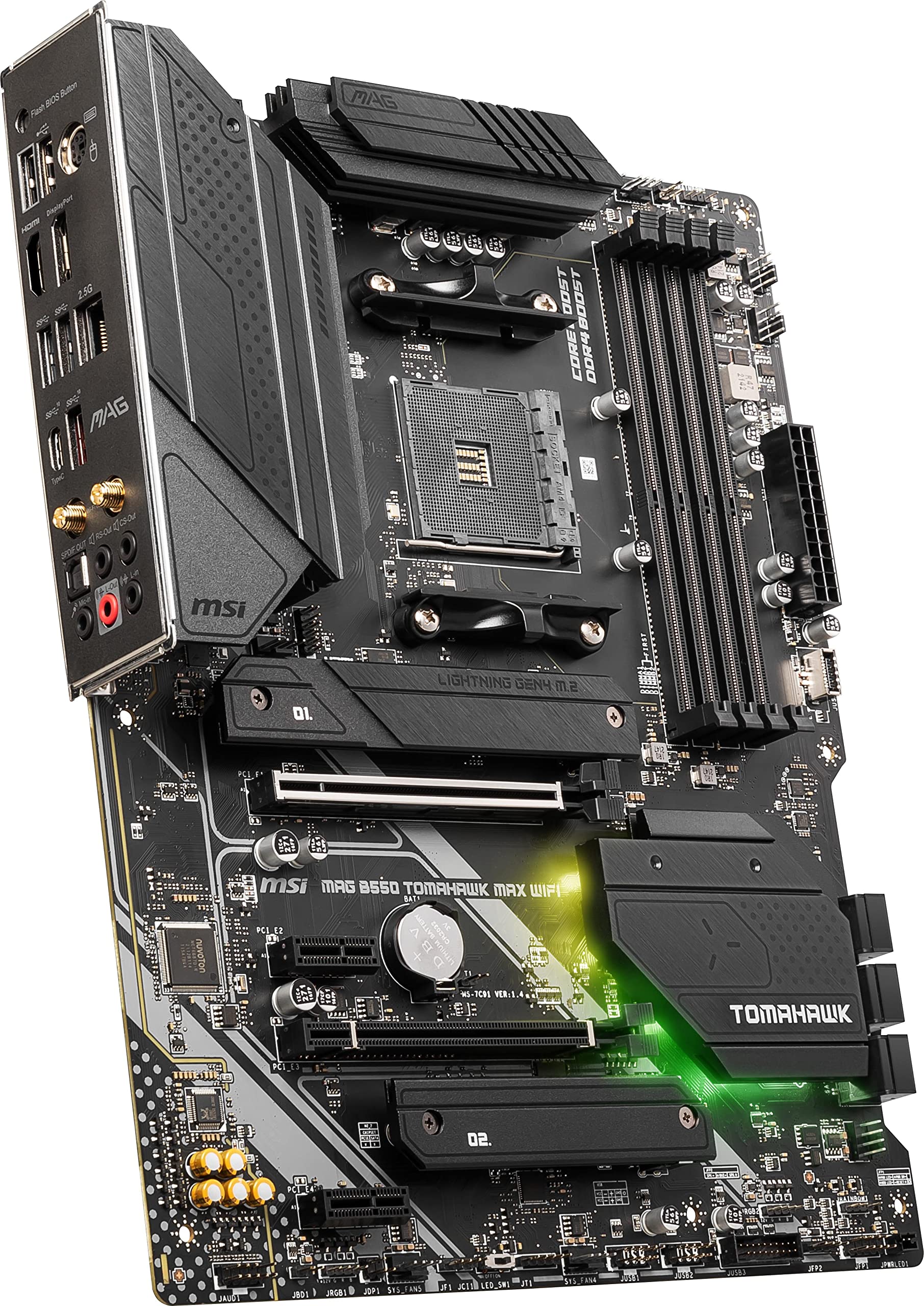 Amazon.com: MSI MAG B550 Tomahawk MAX WiFi Gaming Motherboard (AMD