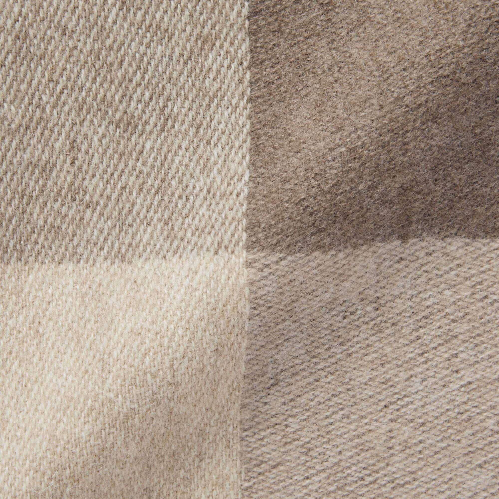 Amazon｜無印良品 カシミヤ混毛布 モカブラウン柄 シングルサイズ 140