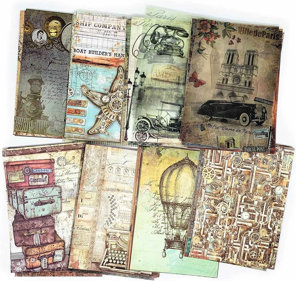 アメリカ スクラップブック ジャンクジャーナルレトロな紙もの 1960