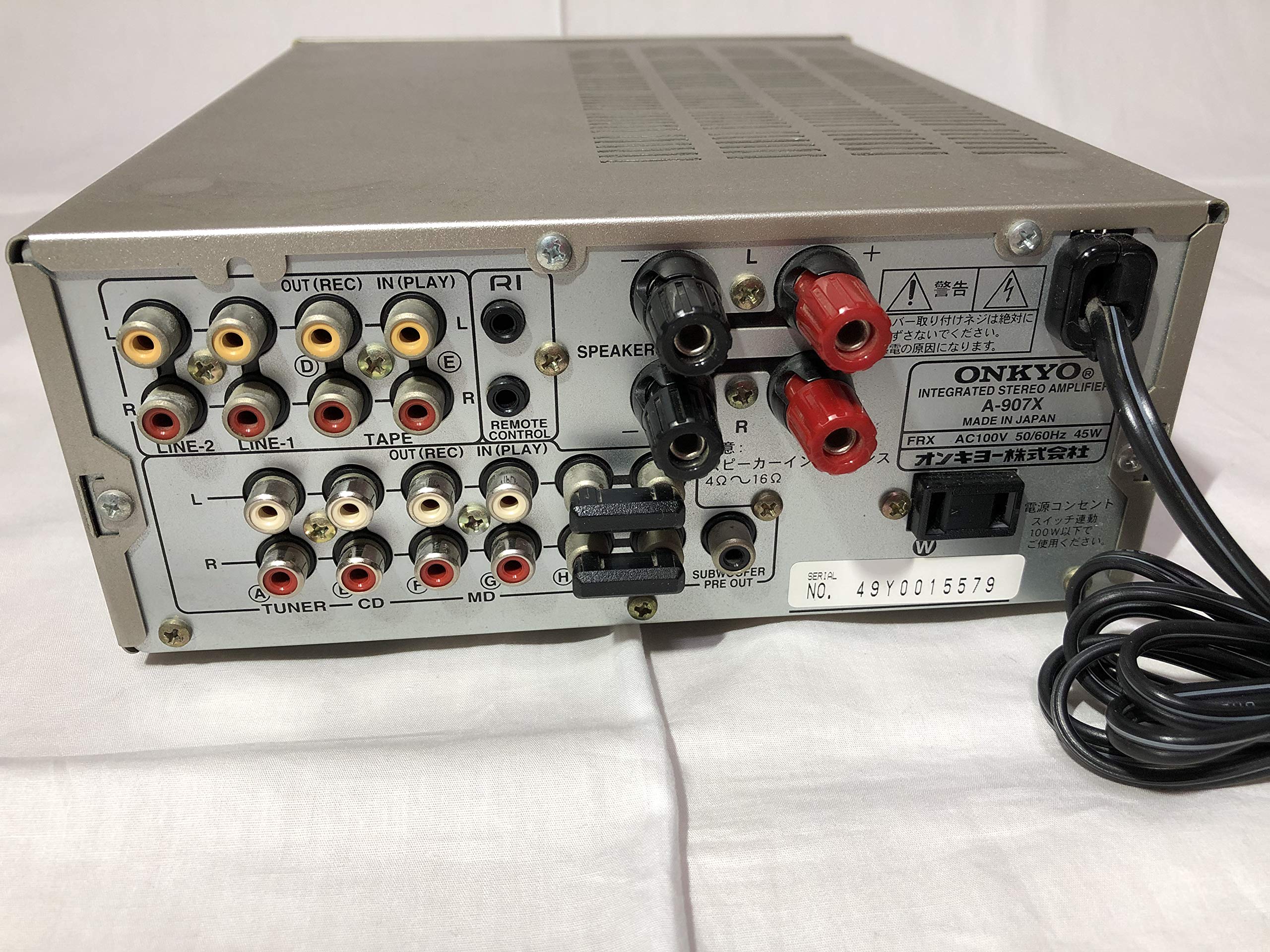 Amazon | ONKYO オンキョー A-907X(S) シルバー インテグレーテッド