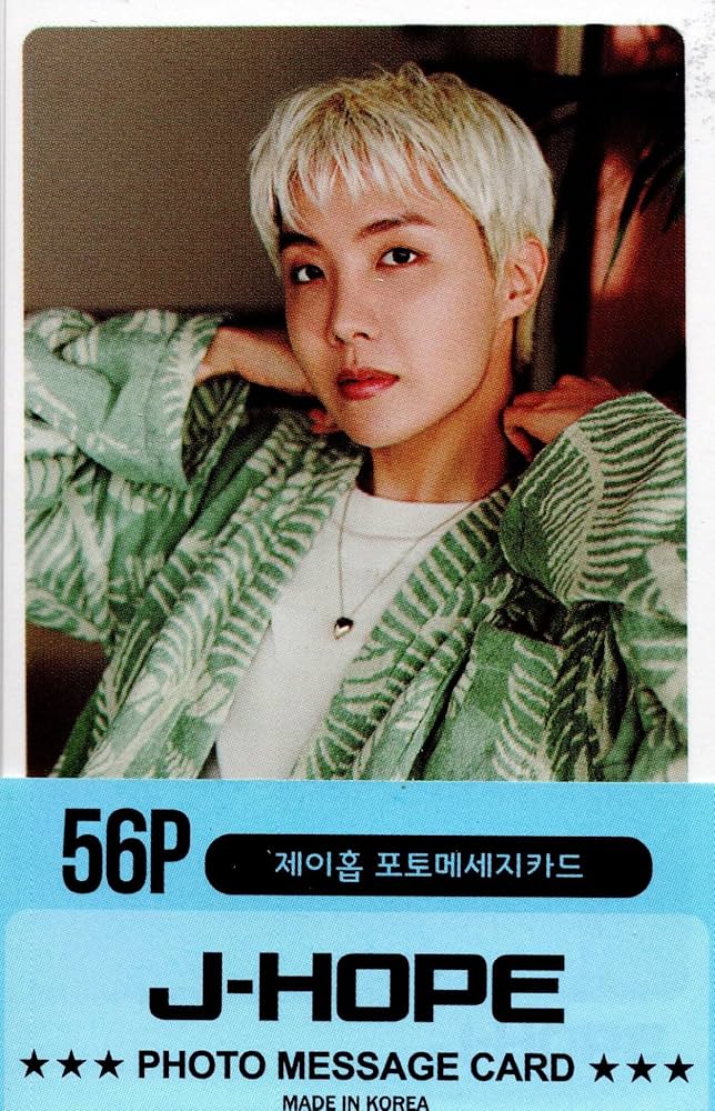 Amazon.co.jp: J-HOPE ジェイホープ グッズ フォトメッセージカード 56