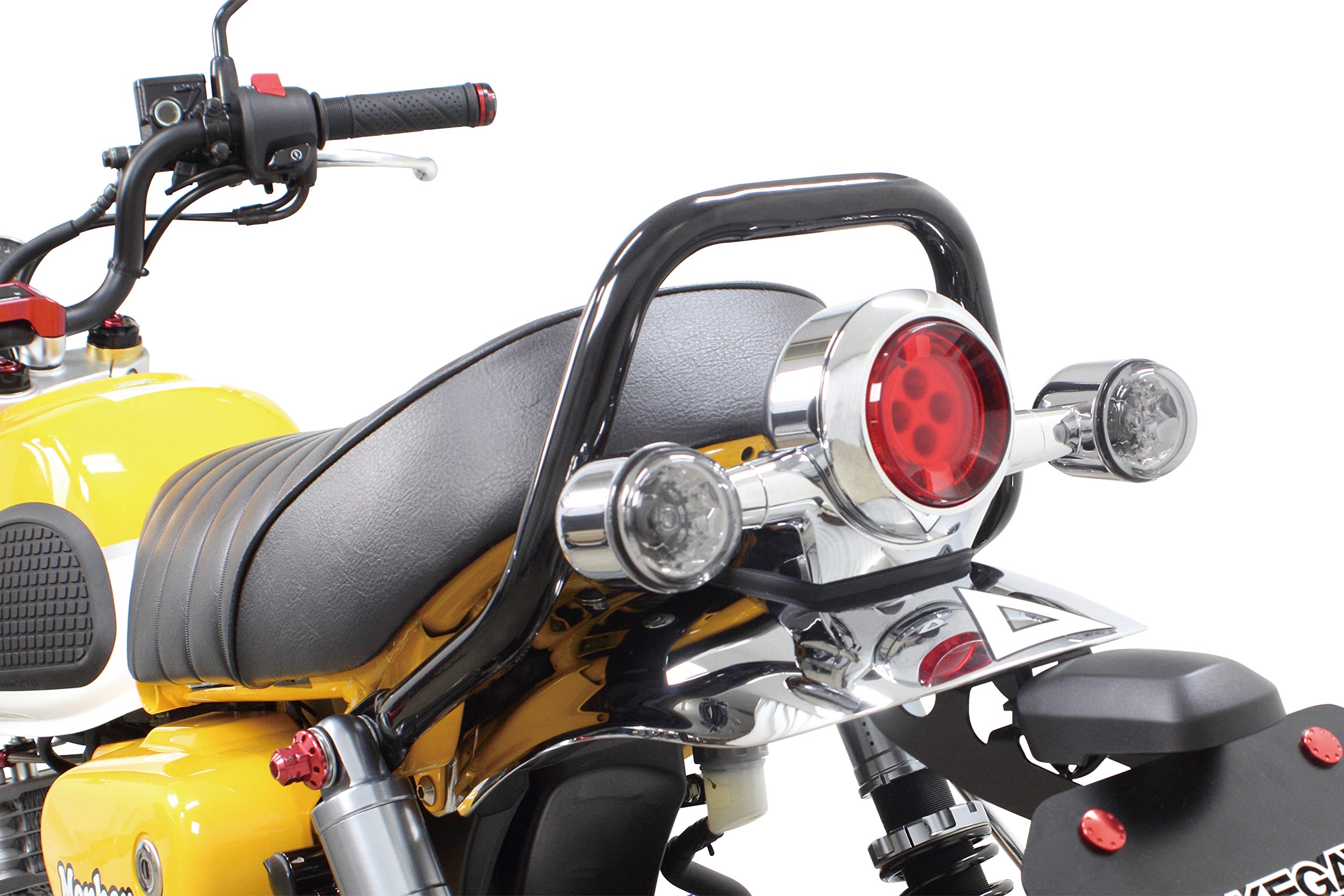 Amazon | スペシャルパーツ武川 グラブバー ブラック モンキー125