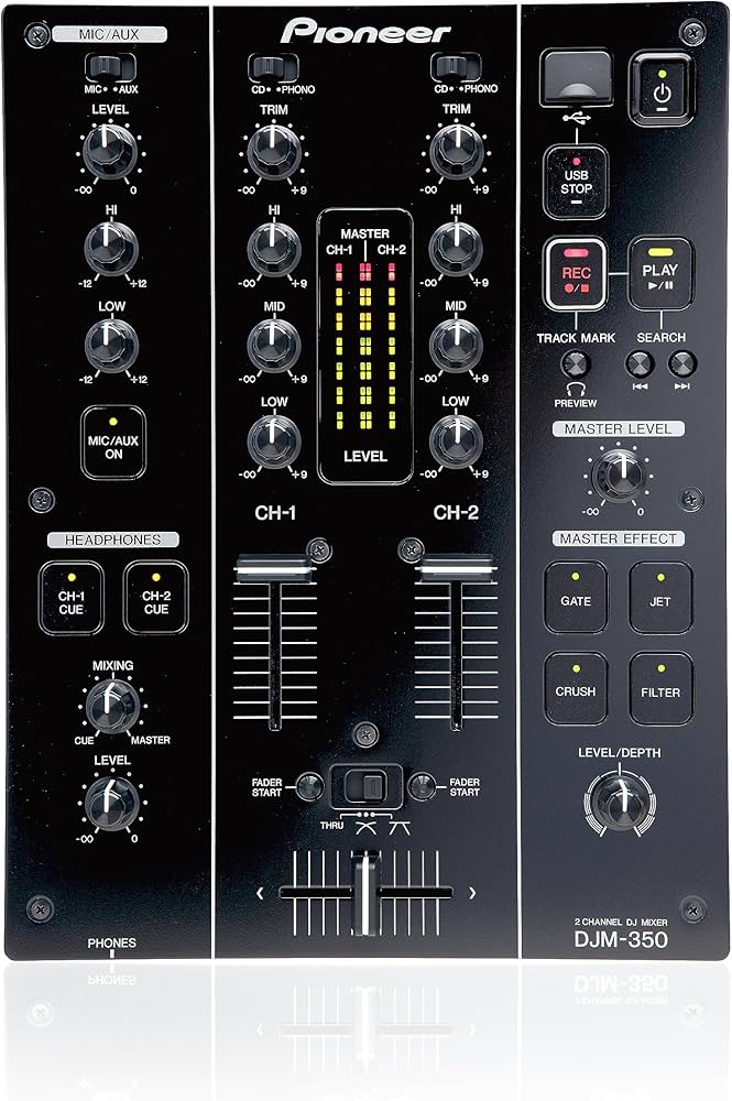 Pioneer DJ DJM-350 2-Channel DJ Performance Mixer : Amazon.co.uk