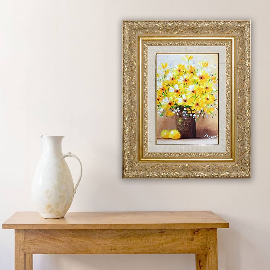 Amazon | 額縁 油彩額 SF640G SM キャンバス サイズ用 ゴールド