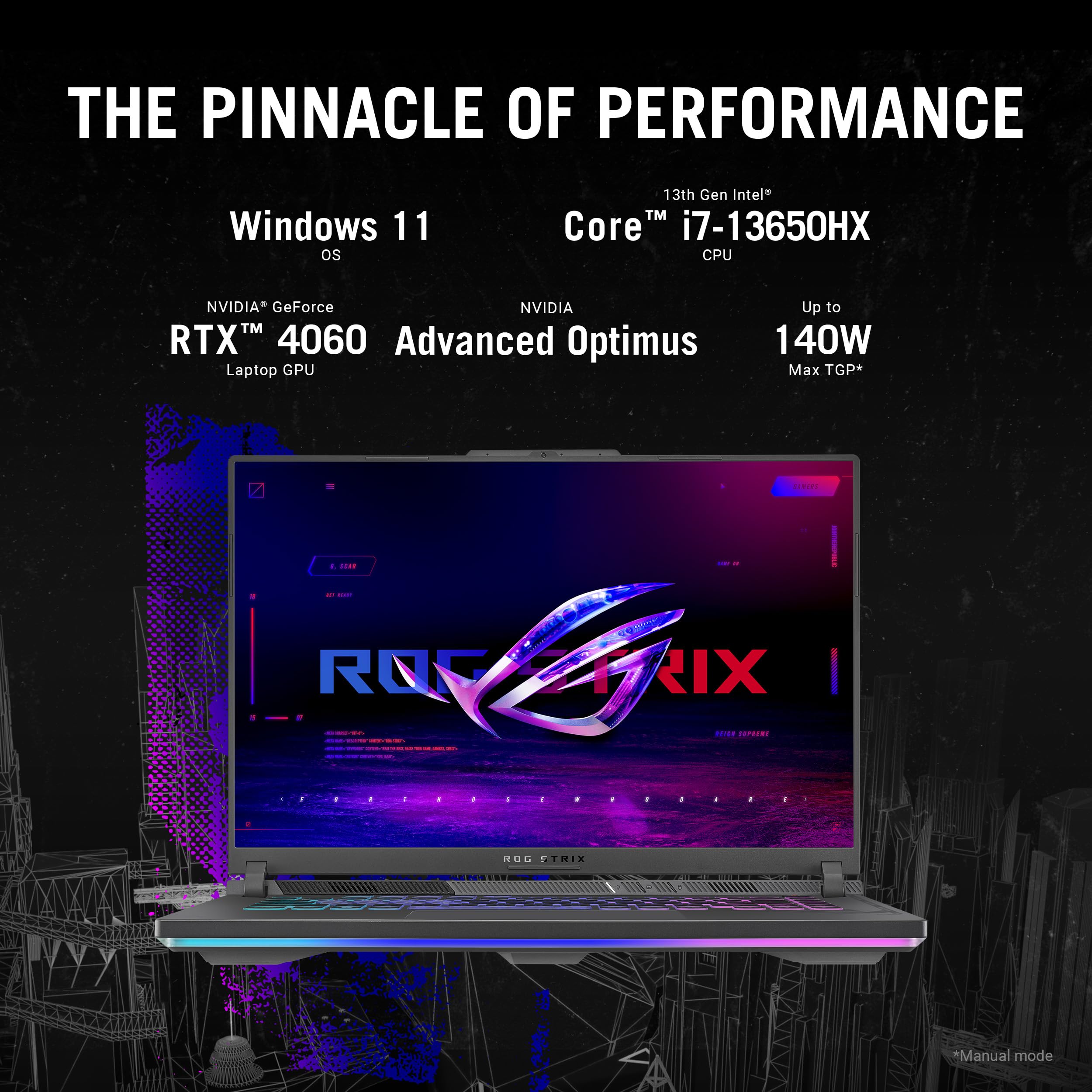 Amazon.co.jp: ASUS ROG Strix G16 ゲーミングノートパソコン、165Hz
