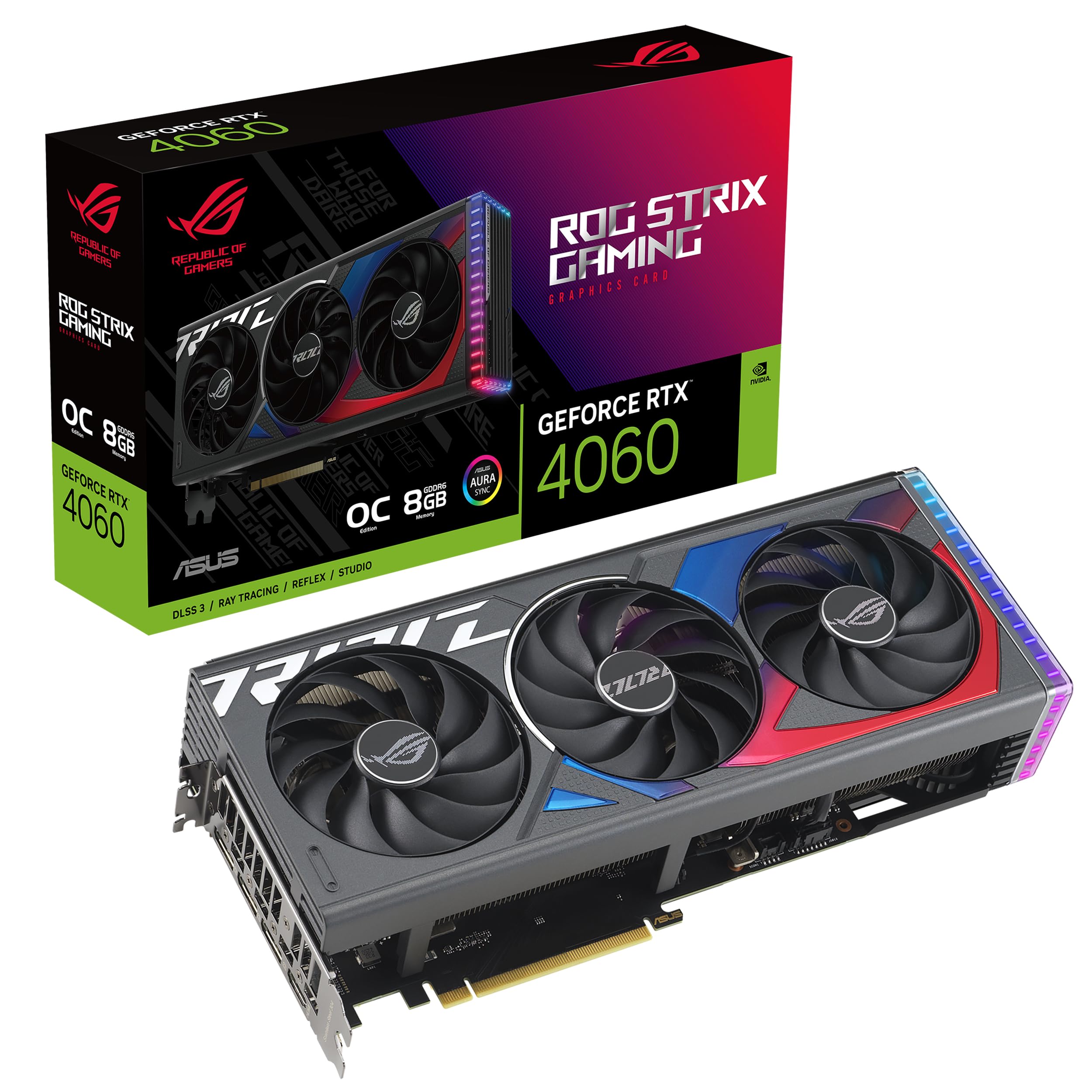 Amazon | ASUS ROG Strix GeForce RTX™ 4060 OC Edition ゲーミング