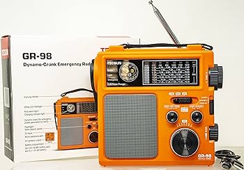 Amazon.com: Tecsun GR-98 Hand Crank DSP AM/FM & 7-Band Shortwave