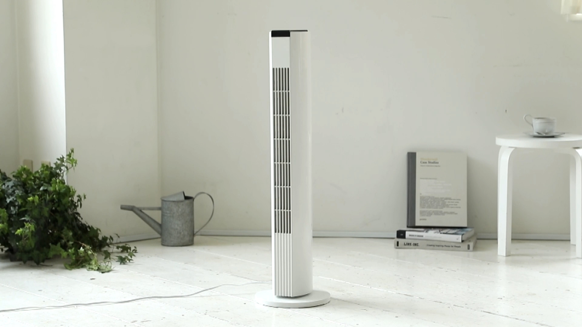 Amazon | モダンデコ タワーファン dcモーター リモコン付き スリム