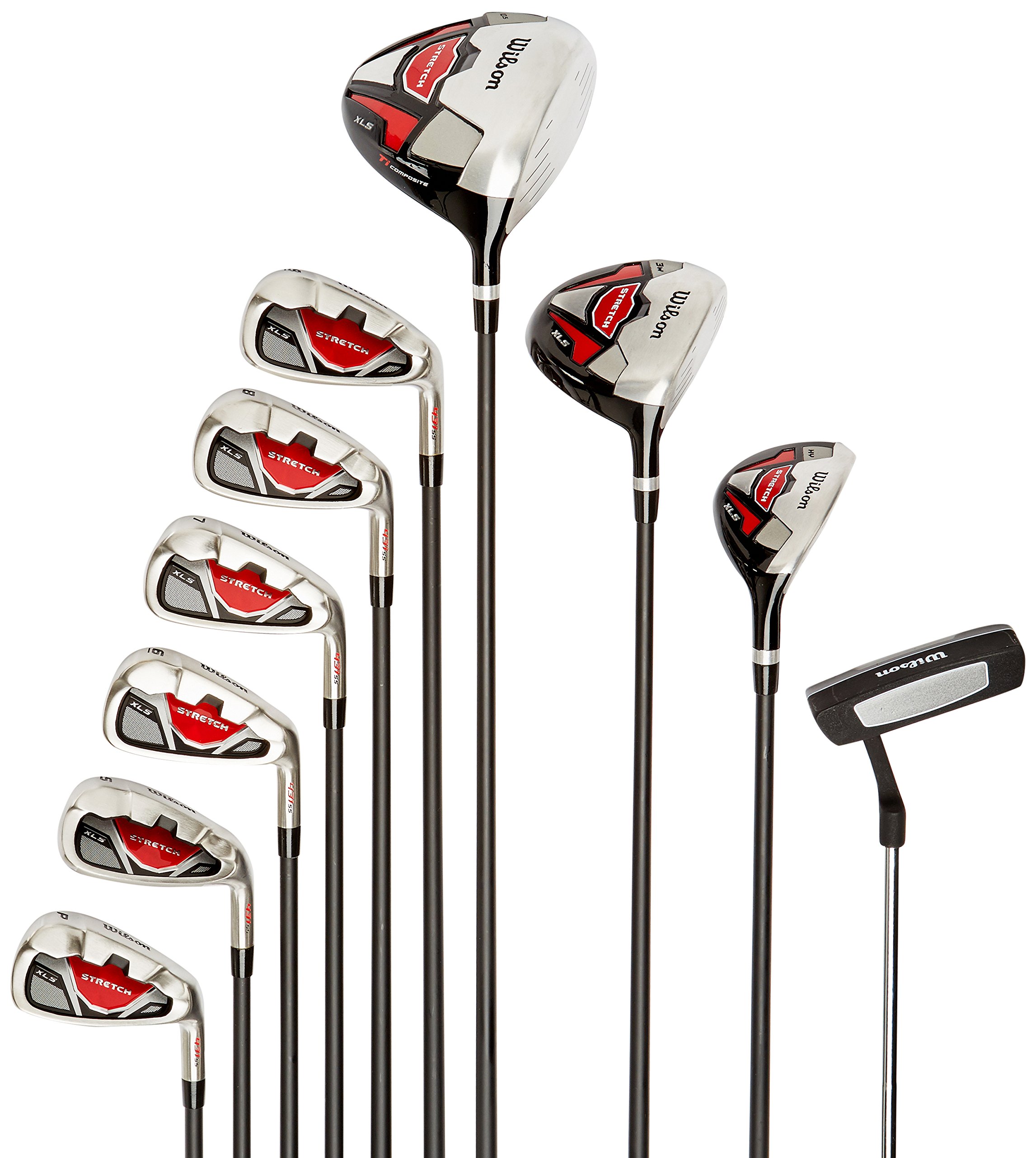 Amazon.co.jp: Wilson メンズ ストレッチ ゴルフ クラブ 10クラブ