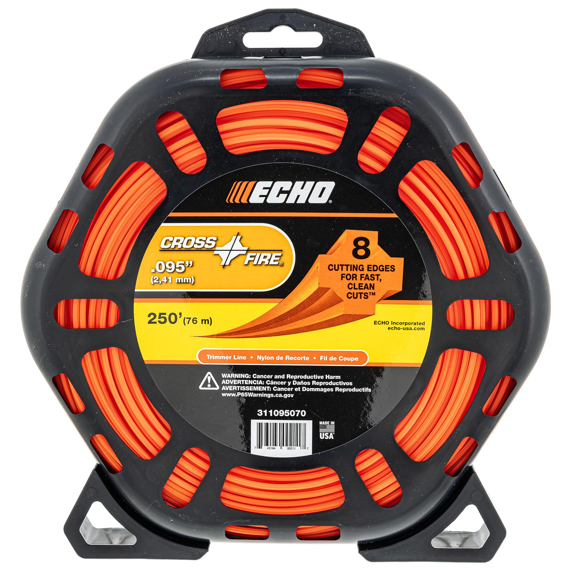 Amazon.com : Echo 311095070 1lb Donut .095 Cross Fire String