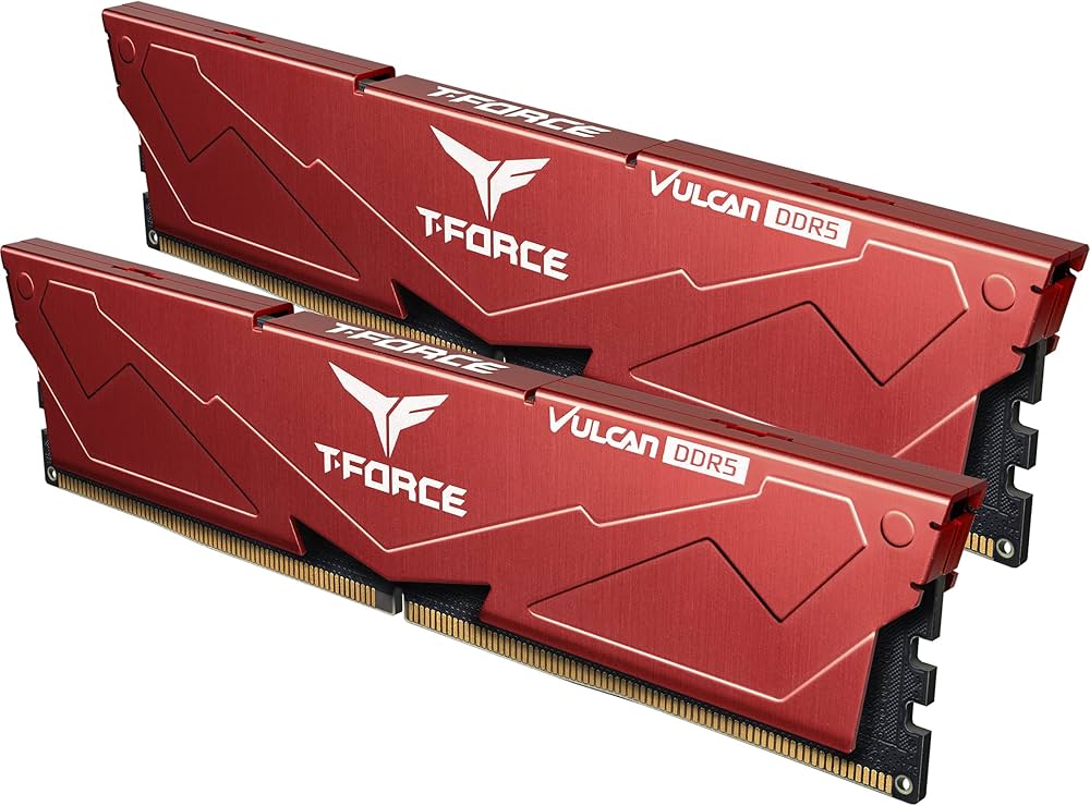 Amazon | Team DDR5 5600Mhz PC5-44800 16GBx2枚（32GBkit）Red Vulcan