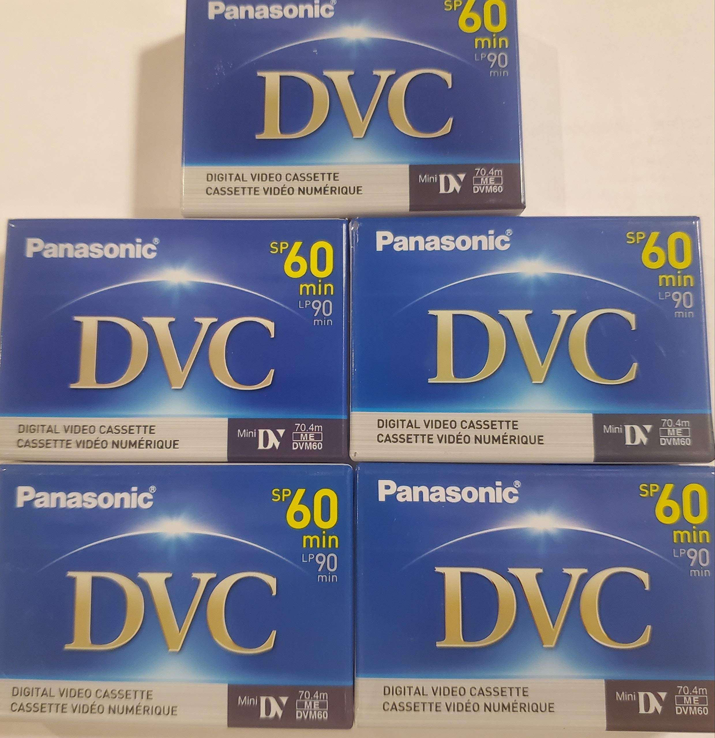Amazon.com: Panasonic AY-DVM60EJ5P MiniDV Tapes (60 Minute, Pack