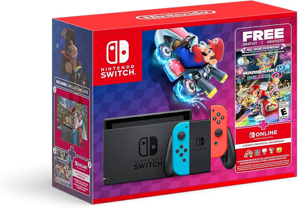 Amazon.com: Nintendo Switch™ Mario Kart™ 8 Deluxe Bundle (Full