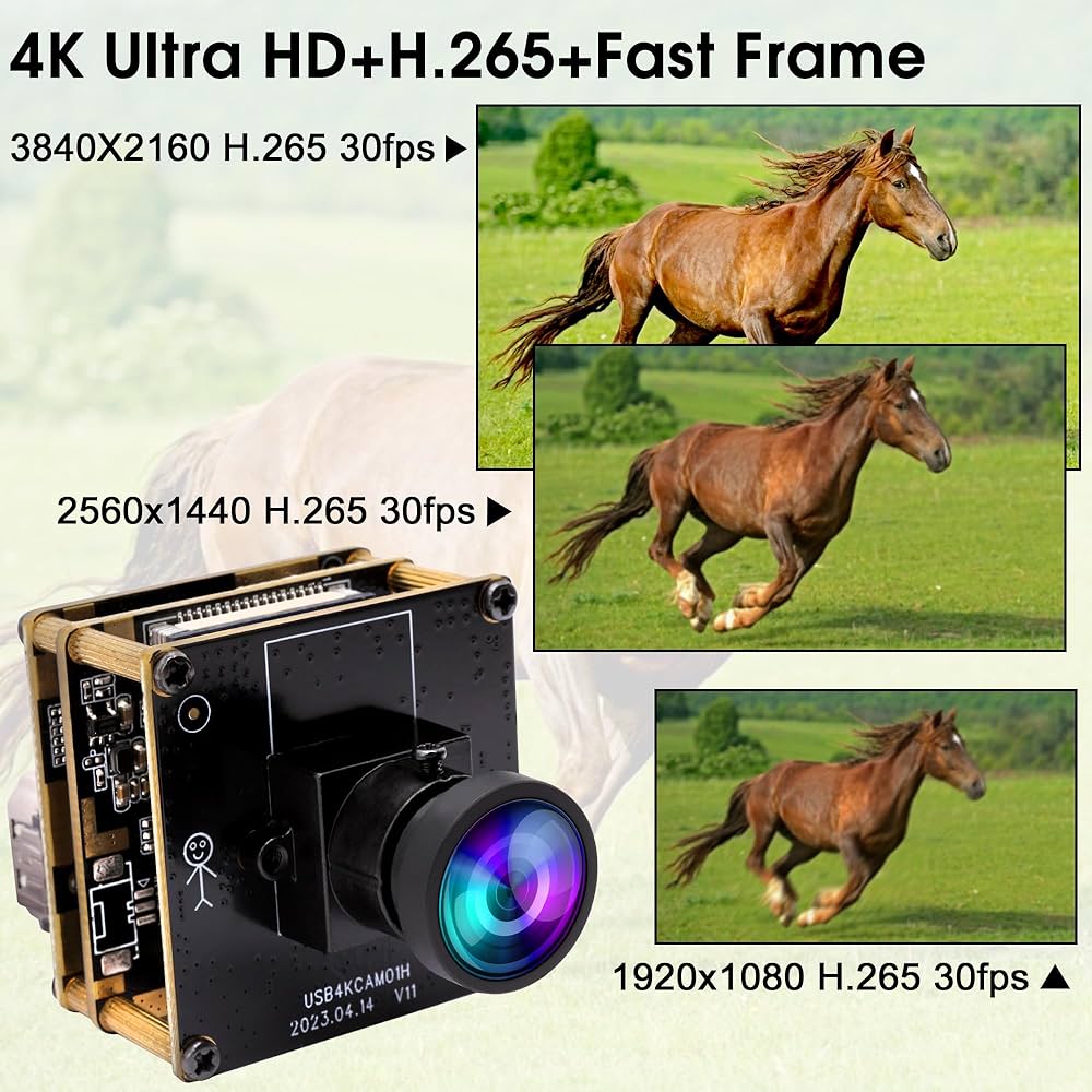 Amazon.co.jp: ELP 4K 30fps HDMI USBカメラ 広角 コンピュータ