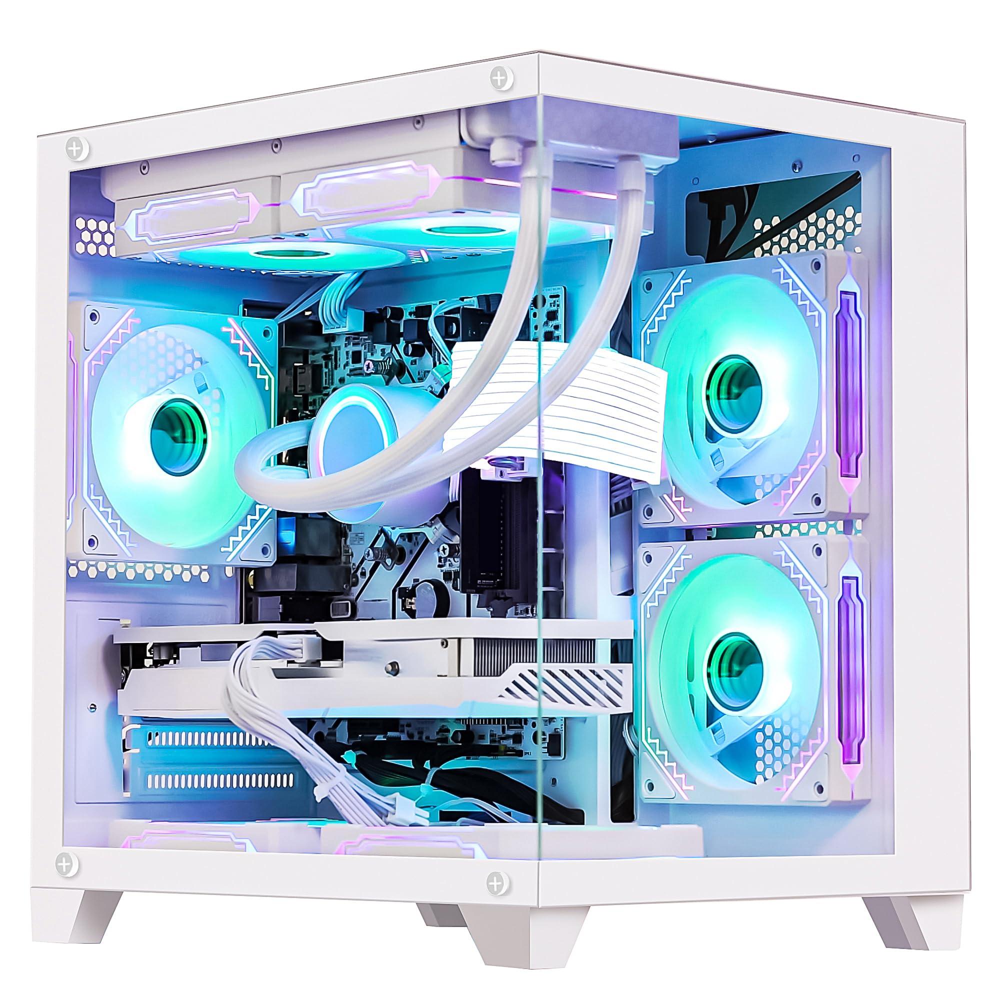 Amazon.com: HELLOLAND Gaming PC Desktop -AMD Ryzen 7 5700X 3.4 GHz