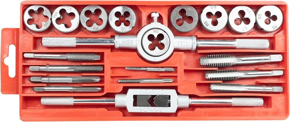 Amazon.co.jp: STEELMIGHT タップ ダイスセット 20点セット ねじ切り