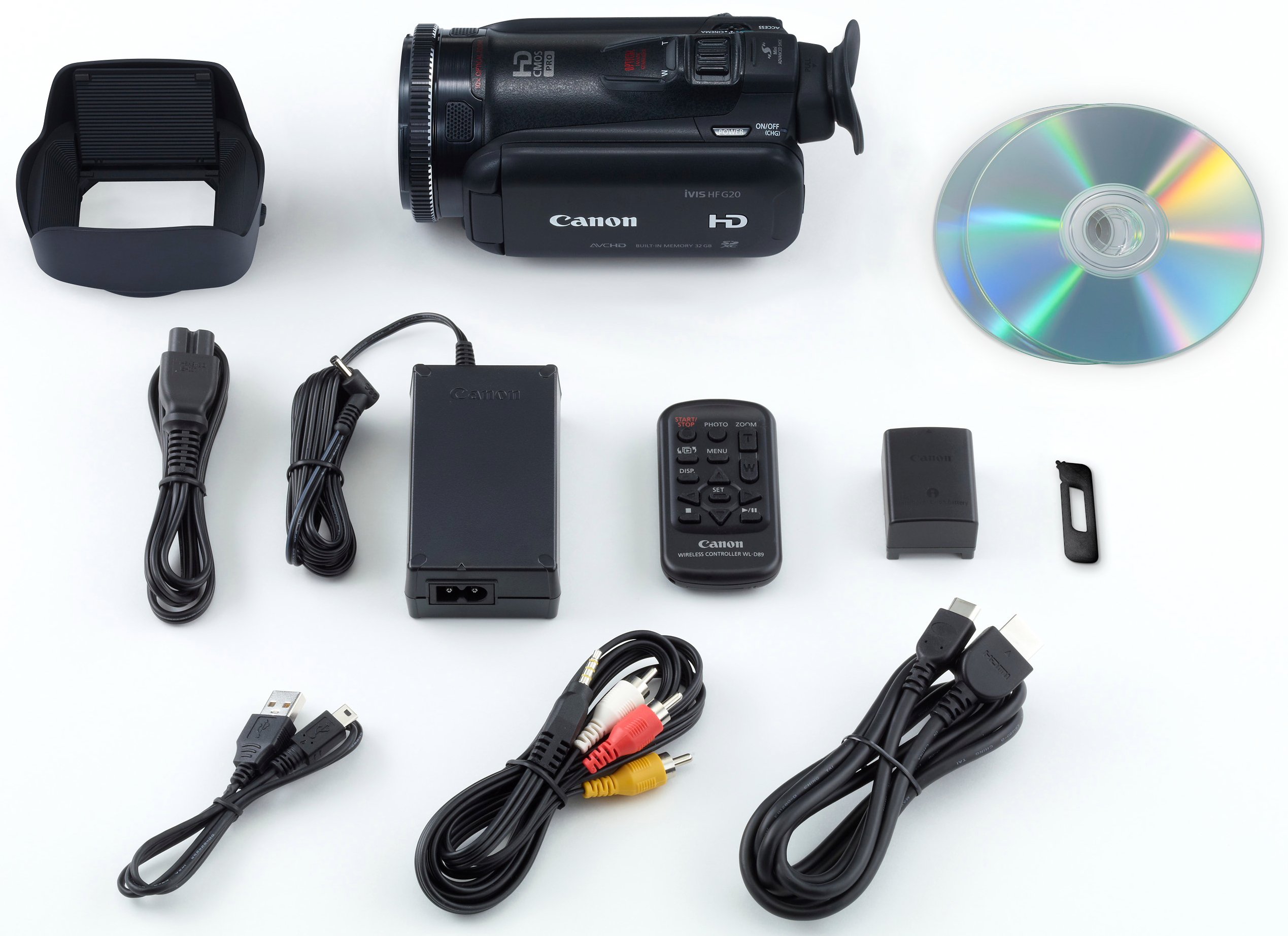 Amazon | Canon デジタルビデオカメラ iVIS HF G20 光学10倍ズーム