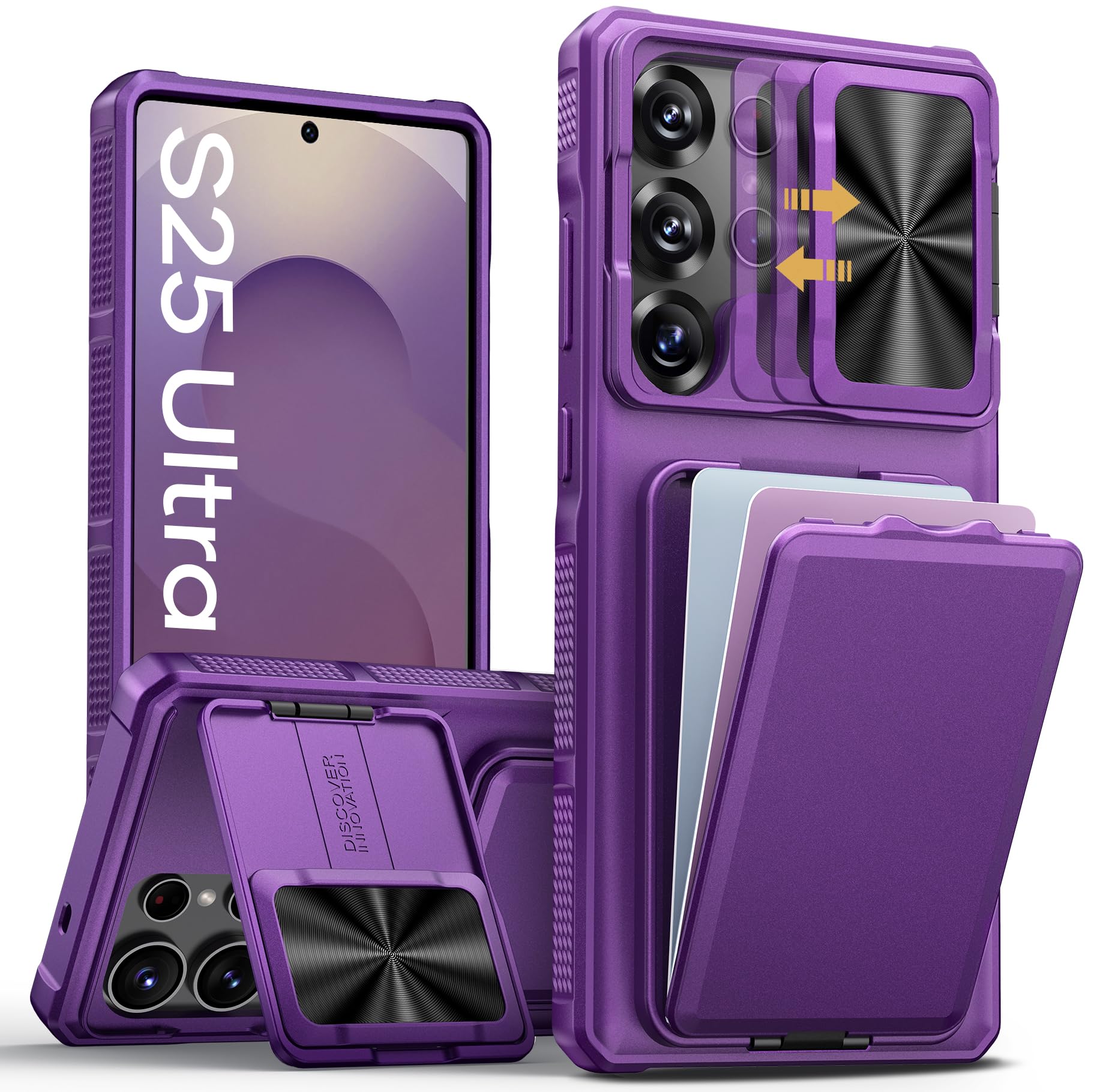 Amazon.com: SSLOTSCASE for Samsung Galaxy S25 Ultra Case with Card