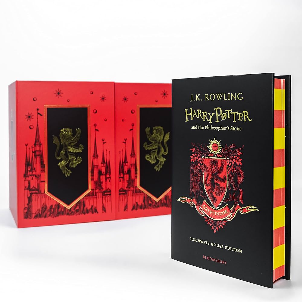 Harry Potter Gryffindor House Editions Hardback Box Set: Rowling