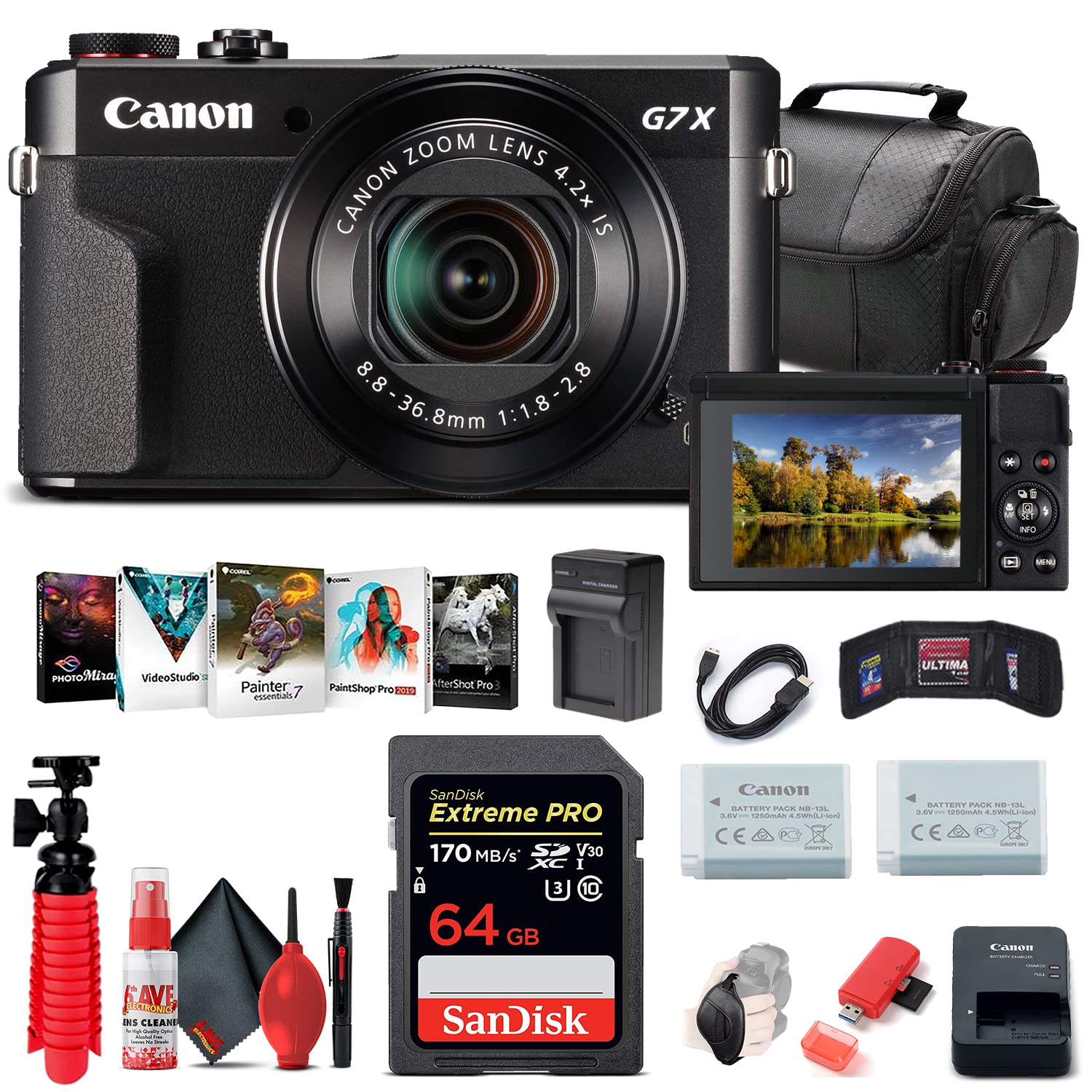 Amazon.com : Canon PowerShot G7 X Mark II Digital Camera (1066C001