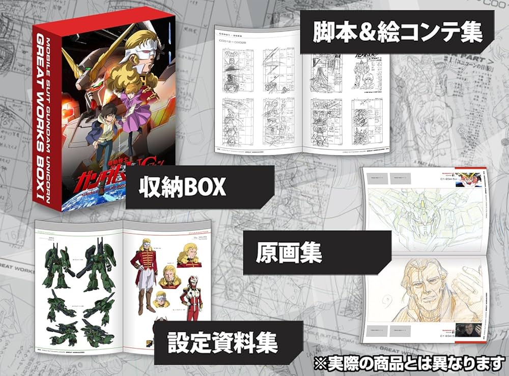 機動戦士ガンダムUC GREAT WORKS- 完全設定資料集 – (BOXI episode1-3