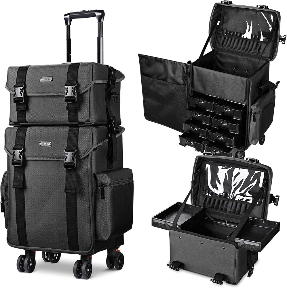 Amazon | BYOOTIQUE 2IN1 メイクボックス メイクキャリーケース スーツ